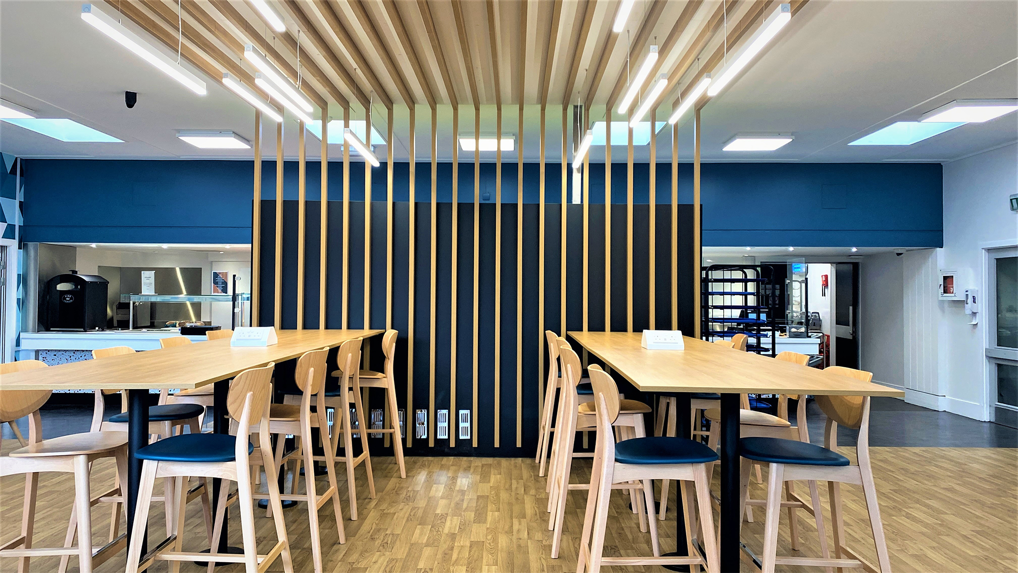 Southside Dining Area with the counter in the far distance