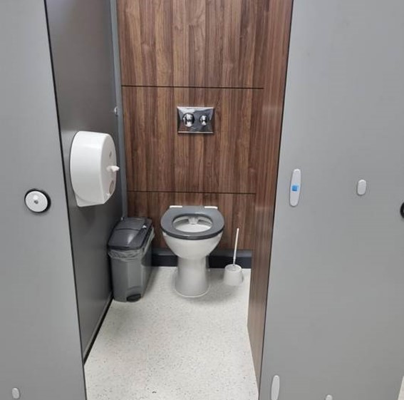 New toilet at Huddersfield Royal Infirmary 